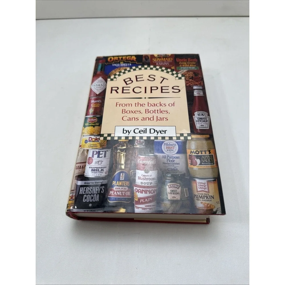 VTG 90s Ceil Dyer  Best Recipes From The Back Of Boxes Bottles Cans & Jars HC/DJ
